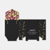 80. Geburtstag Red Gold Glitzer Balloons Gefälligk Geschenkschachtel (Ungefaltet)