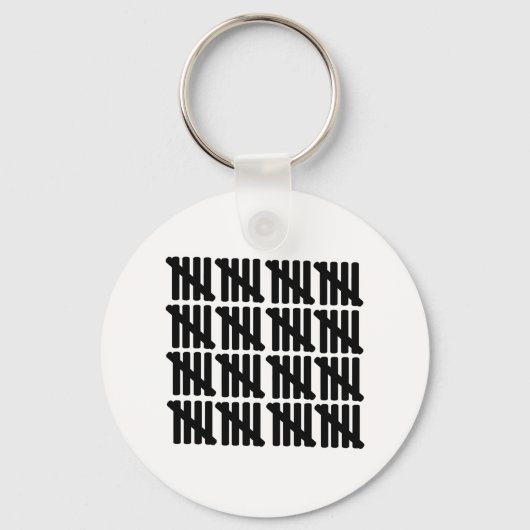 80. Geburtstag Schlüsselanhänger (Vorderseite)