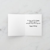 80. Geburtstag schwarz rosa Aquarellkarte Karte (Innenseite)