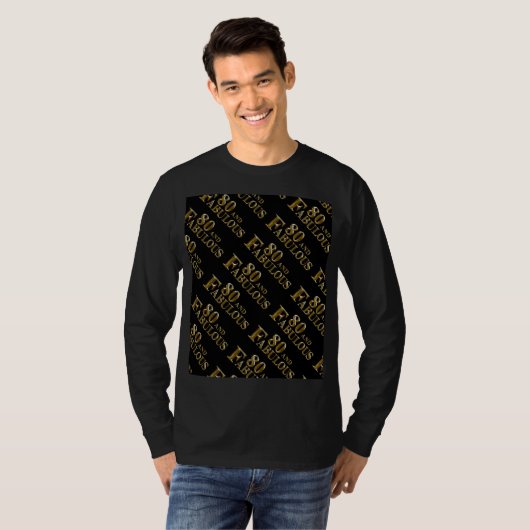 80. Geburtstag  T-Shirt (Vorne ganz)