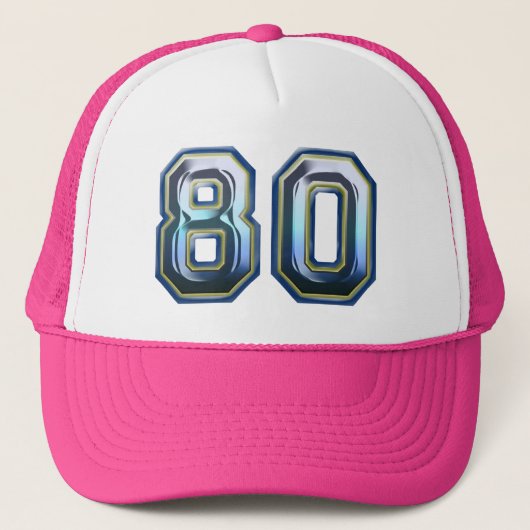 80. Geburtstag Truckerkappe (Vorderseite)