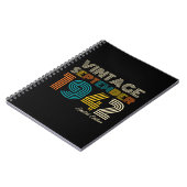 80. Geburtstag Vintag September 1942 Limited Edtn. Notizblock (Linke Seite)