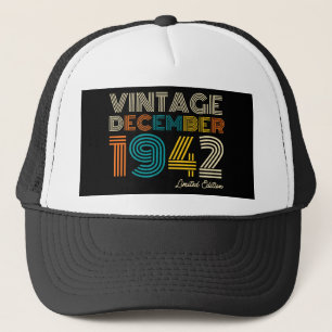 80. Geburtstag Vintage 1942 limitierte Trucker-Edi Truckerkappe