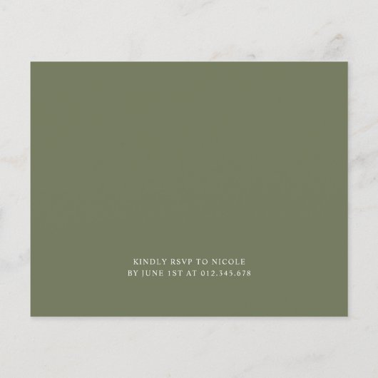 80. Geburtstag Weiße Blume Rosa (Rückseite)