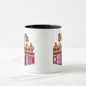 80. Geburtstags-Feier-Geschenke Tasse (Zentrum)