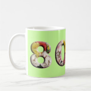 80. Geburtstags-Jahrestags-Meilenstein-Tasse Kaffeetasse