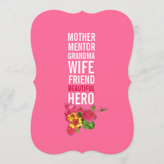 80. Geburtstags-Party Einladung - Mama ist ein