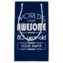 80. Geburtstags-Weltgut fabelhaftes dunkelblaues