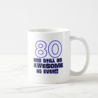 80. Geburtstagsdesign Kaffeetasse