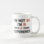 80. Geburtstagsdesigns Kaffeetasse<br><div class="desc">80 Jahre alte Geburtstagsdesigns für cooles Geschenk</div>
