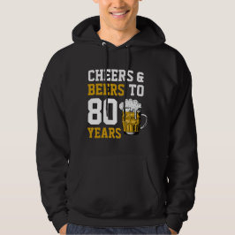 80. Geburtstagsfeier & Biere bis 80 Jahre Hoodie