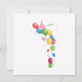 80. Geburtstagsfeier Einladung