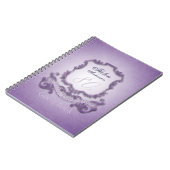 80. Geburtstagsfeier Vintag Frame Gästebuch Notizblock (Linke Seite)