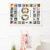 80. Geburtstagsfoto-Vorlage Banner (InSitu)