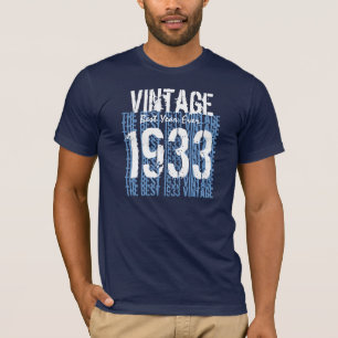 80. Geburtstagsgeschenk 1933 oder JEDES JAHR Vinta T-Shirt