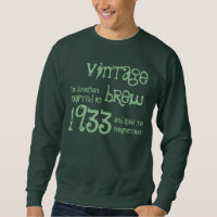 80. Geburtstagsgeschenk 1933 Vintager Brauname für