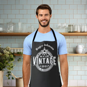80. Geburtstagsgeschenk Vintage gereift bis zur Pe Schürze