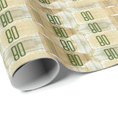 80. Geburtstagskaffee-Collage Lagepapier Geschenkpapier (Rolleneckpunkt)