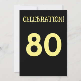 80. GEBURTSTAGSPARTEI - KUSTOM-Einladungen Einladung