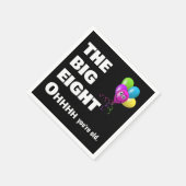 80. Geburtstagsparty Alter Spaß Serviette (Ecke)