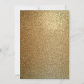 80. Geburtstagsparty Black & Gold Einladung (Rückseite)