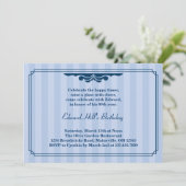 80. Geburtstagsparty Elegante Einladung (Stehend Vorderseite)