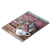 80. Geburtstagsparty Gästebuch, Vintager Teekessel Notizblock (Linke Seite)