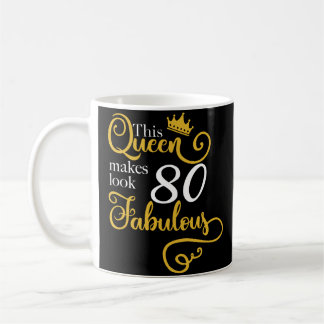 80. Geburtstagsparty Geschenke Ideen Oma Mama 80 F Kaffeetasse
