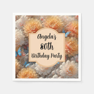 80. Geburtstagsparty Serviette