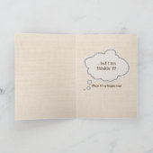 80. Geburtstagsziege Karte (Innenseite)