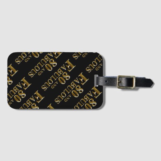 80. GEPÄCKANHÄNGER (Vorderseite (Horizontal))