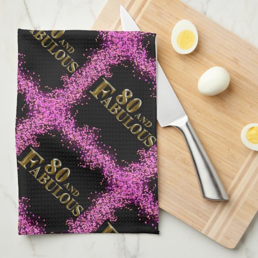 80. GESCHIRRTUCH (Viertel Falte)