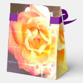 80. goldene Rose Foto Humor Text Party Geschenkschachtel (Rückseite)