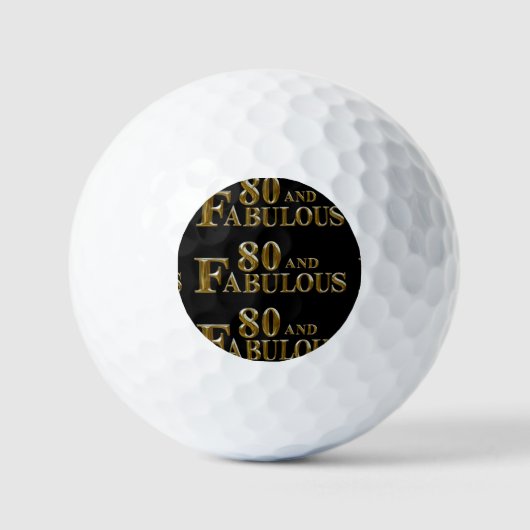 80. GOLFBALL (Vorderseite)