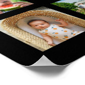 80 Gründe, warum wir Sie in Schwarz und Weiß Liebe Poster (Ecke)