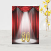 80. Hochzeitstag Karte (Gelbe Blume)