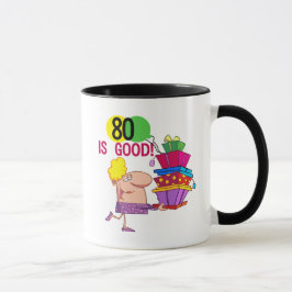 80 ist gute Geburtstags-T-Shirts und Geschenke Tasse