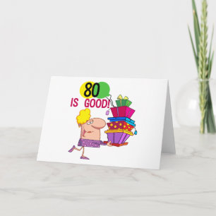80 ist Gute Geburtstagsgeschenke und Geschenke Karte