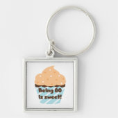 80 Jahre alt ist T - Shirt und Geschenke zum Gebur Schlüsselanhänger (Vorne)