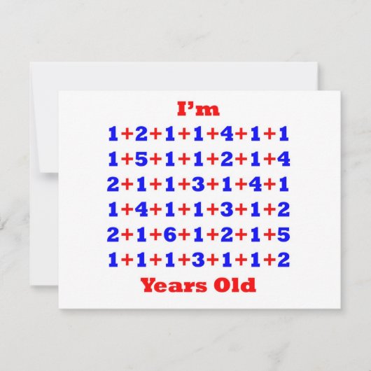 80 Jahre alt! Karte (Vorderseite)