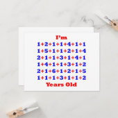 80 Jahre alt! Karte (Vorderseite/Rückseite Beispiel)