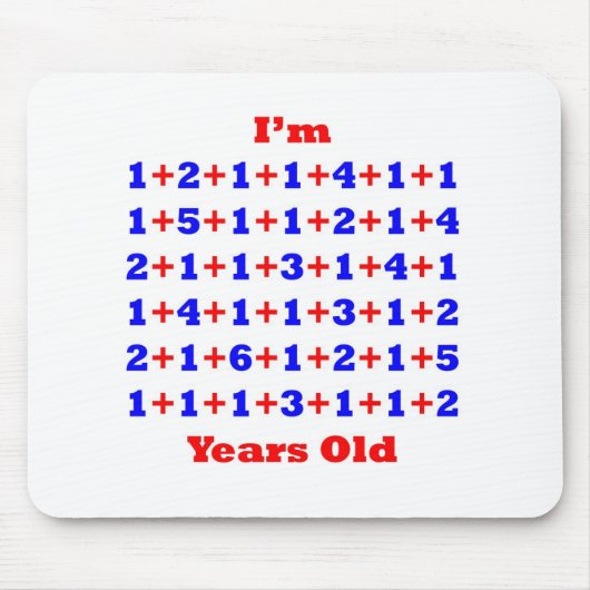 80 Jahre alt! Mousepad (Vorne)