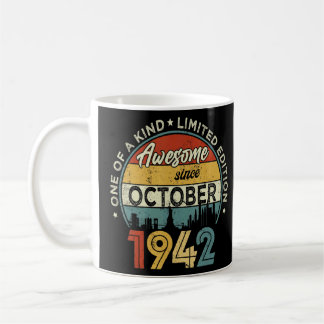 80 Jahre alt Phantastisch seit Oktober 1942 80. Ge Kaffeetasse