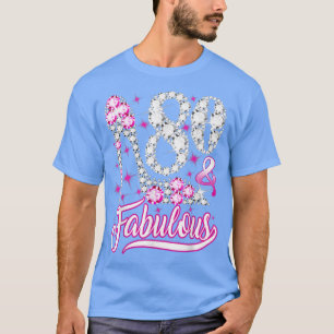 80 Jahre Alte Geschenke 80 & fabulous 80. Geburtst T-Shirt