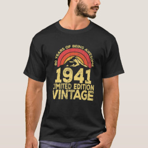 80 Jahre alte legendäre Retro Vintage Phantastisch T-Shirt