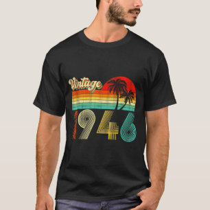 80 Jahre alte Vintage 1946 geboren Lustige 80. Geb T-Shirt