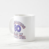 80 Jahre der anhebenden Hölle Kaffeetasse (Vorderseite Links)