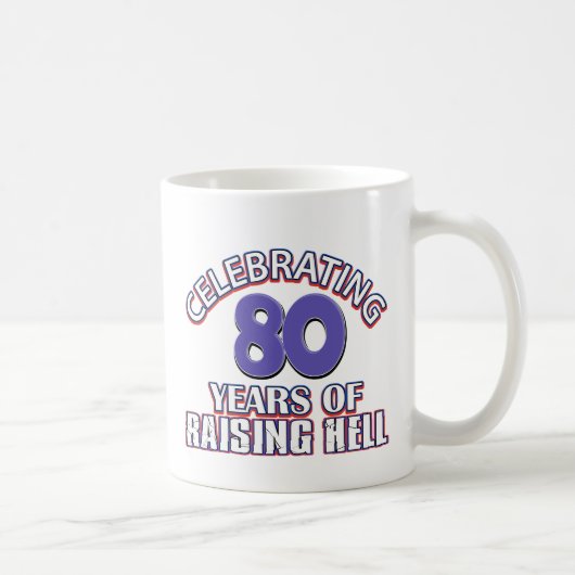 80 Jahre der anhebenden Hölle Kaffeetasse (Rechts)