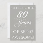 80 Jahre Phantastische Einladung feiern<br><div class="desc">80 Jahre Phantastische coole Einladung. Eine Einladung zum 80. Geburtstag oder Jubiläum. Feiern Sie jemanden phantastisch mit diesem coolen,  achtzigsten Thema laden!</div>