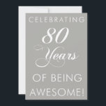80 Jahre Phantastischer Einladung<br><div class="desc">80 Jahre Phantastischer cooler Einladung. Und laden Sie zu einem 80. Geburtstag oder Jubiläum ein. Feiern Sie jemanden phantastisch mit dieser coolen,  achtzigsten thematischen Einladung!</div>